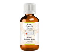 Greenwood Essential Huile de maïs (zea mays) pure, de très haute qualité thérapeutique, pour les cheveux et la peau, 15 ml