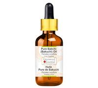 Greenwood Essential Huile naturelle de babchi (Bakuchi) (Psoralea corylifolia) avec compte-gouttes en verre pressée à froid 30 ml
