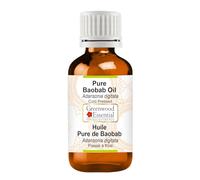 Greenwood Essential Pur Baobab Huile (Adansonia digitata) 100% Naturelle de qualité Thérapeutique pressée à froid pour les soins personnels 15ml (0,50 oz)