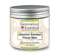 Greenwood Essential Pure Jasmin Sambac Cire florale 100 % naturelle de qualité thérapeutique 100 g