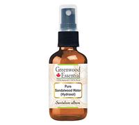 Greenwood Essential Pure Sandalwood Water (Hydrosol) 100 % naturel Therapeutic Grade 50 ml (1,69 oz)