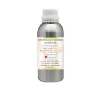 Greenwood Essential Sukesha - Pour des cheveux sains, forts et épais - Huiles essentielles de romarin, de lavande française dans l'huile de sésame, de ricin et de nigelle noire (Kalaunji) - 300 ml
