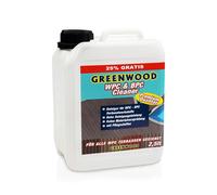 Greenwood WPC & BPC Nettoyant concentré avec soin, nettoyant et produit d'entretien, pour nettoyer et entretenir les lames de terrasse, pH neutre, 1 l/2,5 l (2,5 l)