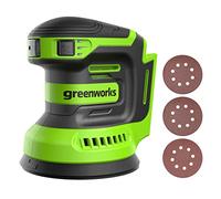 Greenworks 24V Orbital Sander Kit, 5" Random Sander Variable Speed, Tool Only
