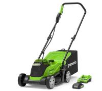 Greenworks 24V Tondeuse 33cm - Batterie 2Ah