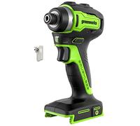 Greenworks 24V Visseuse à chocs Brushless 1/4" 300Nm Impact Driver 3 Vitesses (3500 IPM, 2800 RPM et 2800 in-lbs de couple)