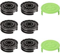Greenworks 29187 Double Wire Spool for Greenworks 40V G40LT G40LTK2x G40LTK2 2101507UA 2101507UC 2101507 8.3m Length 1.65mm Thread Diameter 6 Spools + 2 Caps