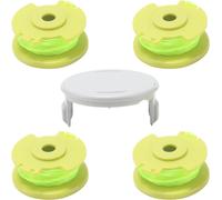 Greenworks 4 x Spools of Strimmer Wire Diameter 2 mm Replacement Nylon Spool for Strimmer String Trimmer 24 V,40 V,18 V,RY40204,RY40220 (4 Spools of Wire + 1 Cover)