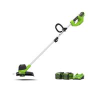 Greenworks 40V Coupe-bordure 30cm - 2x Batteries 2Ah