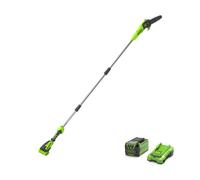 Greenworks Élagueuse sur perche G40PSFK2, 20 cm, portée 2,58 m, batterie 40V 2Ah