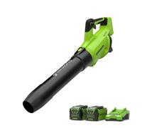 Greenworks 40V Souffleur 210 km/h Gen. II - 2x Batteries 2Ah