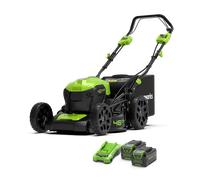 Greenworks 40V Tondeuse 46cm Autotractée - 2x Batteries 4Ah