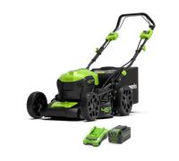 Greenworks 40V Tondeuse SP 46cm - Batterie 4Ah