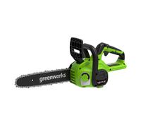 Greenworks Tronçonneuse à batterie G40CS30II – 30 cm, 4,2 m/s, sans batterie ni chargeur, 3 ans