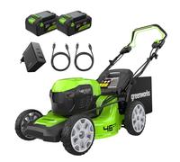 Greenworks POWERALL 48V (24V x 2) Tondeuse Autotractée 46cm - 2x Batteries 4Ah