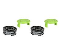 Greenworks Bobine Double Fil avec Carter de Protection, Fil de 2mm de Diamètre, 6m de Fil par Bobine pour 40V Coupe-Bordures G40LT G40LTK2 G40LTK2x (Lot de 2)