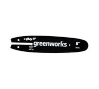 Greenworks Guide-chaîne pour scie à chaîne (guide-chaîne Oregon de 20 cm adaptable aux scies à chaîne de la série Greenworks 24 V et 40 V)