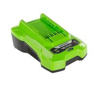 Greenworks Chargeur de batterie G40C (Li-Ion 40V 2A 60 min temps de charge à 2Ah convient pour toutes les batteries de la série 40 V Greenworks Tools)