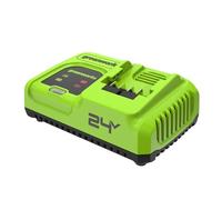 Greenworks Chargeur de Batterie Rapide 24 V 5 A (Chargeur Authentique)