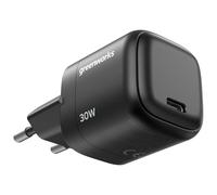 Greenworks Chargeur USB-C 30 W Chargeur Rapide PPS, Bloc d'alimentation Compact pour MacBook Pro/Air, iPad Pro, Galaxy S24/23, iPhone, Pixels,Garantie 3 Ans,AP030EA