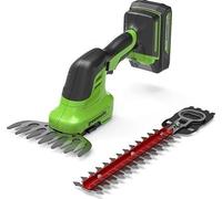 Greenworks Ciseaux à herbe et à haie 24V avec batterie et chargeur