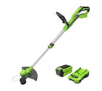 Coupe-bordures téléscopique sans fil GREENWORKS 40V - Coupe 33cm - 1 batterie 2.0 Ah - 1 Chargeur - G40LT33K2