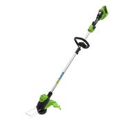 Greenworks Débroussailleuse sans Fil 24 V, diamètre de Coupe 33 cm, diamètre de Fil 2 mm, poignée Ronde, Max 5600 TR/Min, Vitesse de Coupe maximale 5600 TR/Min (Batterie et Chargeur Non Inclus)