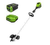 Greenworks - Débroussailleuse sans Fil sans balais de 60 V, 8 Pouces, Batterie de 2 Ah et Chargeur Inclus