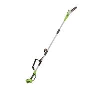 Greenworks elagueuse électrique sur perche g40ps20k2 - 40 v - 1 batterie + 1 chargeur - vert