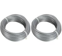 Greenworks Fil de Coupe 20m, Fil de 2mm de Diamètre pour Greenworks Coupe-Bordures GD40BC GD40BCB Séries (Lot de 2)