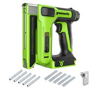 Agrafeuse électrique sans fil - Greenworks - 3400107 - Batterie 24V incluse - Pénétration réglable - Ergonomique