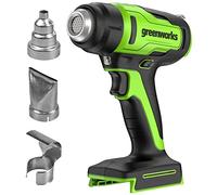 Greenworks G24HG Décapeur Thermique Sans Fil, Pistolet à Air Chaud, Chauffe en 9 Secondes, 200L/Min 2 Vitesses de Ventilation, SANS Batterie 24V Ni Chargeur, Garantie 3 Ans