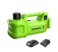 Greenworks G24JACKK2 Battery Jack 24V 3T Électro - Hydraulique Hauteur de l'ascenseur: 6 - 1 / 8 "- 17 - 1 / 2" (155 - 445mm) Universel avec Batterie et Chargeur