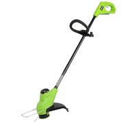 Greenworks G24LT25 Coupe Bordure Sans Fil pour Petits et Moyens Jardins, Largeur de Coupe de 25 cm, Fil en Nylon de 1,65 mm à Alimentation Automatique SANS Batterie 24V Ni Chargeur, Garantie 3 Ans