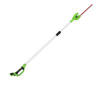Greenworks G24PH51 Taille-Haie à Batterie sur Perche Modulable, Lames de 51 cm Double Action, Coupe Jusqu'à 18 mm, Pivot de tête de 125°, 1500 tr/min SANS batterie 24V ni Chargeur, Garantie 3 Ans