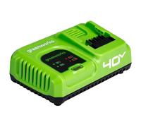 GREENWORKS G40CU5 Chargeur Rapide 5Ah Original Pour Toutes Les Batteries 40V