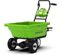 Greenworks G40GC Chariot de Jardín Électrique Sans Fil Autotracté, Brouette Électrique, Capacité de 100 KG, 106 L, Fonction de Basculement Facile, SANS Batterie Ni Chargeur 40 V, Garantie 3 Ans
