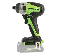 Greenworks GD24ID3 Perceuse Visseuse à Percussion Sans Fil avec Moteur Sans Balais, 4000 ipm, 300Nm de Couple Mandrin Hexagonal 1/4" SANS Batterie 24V Ni Chargeur, Garantie 3 Ans