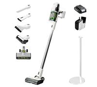 Greenworks GD24SVK4D Aspirateur sans Fil Luxe, Haute Puissance, Autonomie 45min, Filtre Hepa, Outil pour Poils d'Animaux, 3 Niveaux de Puissance, Batterie 24V 4Ah et Chargeur sur Socle, Garantie 3 Ans