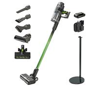 Greenworks GD24SVK4D Aspirateur sans Fil Luxe, Haute Puissance, Autonomie 45min, Filtre Hepa, Outil pour Poils d'Animaux, 3 Niveaux de Puissance, Batterie 24V 4Ah et Chargeur sur Socle, Garantie 3 Ans