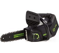 Greenworks GD40TCS Tronçonneuse à Batterie Top Poignée Moteur Sans Balais, Longueur Guide-Chaîne 10 Pouces (25 cm), Vitesse de Chaîne 12m/s, 2,4kg, Anti-rebond, SANS Batterie 40V Ni Chargeur