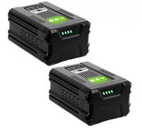 Greenworks Lot de 2 batteries de rechange pour outils électriques Greenworks GBA80150 GBA80200 GBA80250 GBA80300 GBA80400 GBA80500 2,0 Ah 2 500 mAh