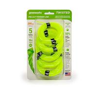 Greenworks Lot de 5 Cordes torsadées pré-découpées de 0,2 cm
