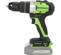 Greenworks Perceuse-visseuse sans fil GD24DD60 (Li-Ion 24V 60 Nm couple 1700 tr/min 1/2' diamètre d'arbre moteur sans balais puissant sans batterie ni chargeur)