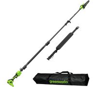 Greenworks 24V Tronçonneuse Télescopique Sans Fil, Vitesse de Coupe 20m/s, Élagueuse à Batterie Sans Balais avec Lame 20cm et Système Auto-Huile pour Élagage, Corps Seul