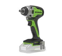 Greenworks GD24IW400 hocs Sans Fil avec Moteur Sans Balais, Visseuse à Choc, 0-2800rpm, 0-4000ipm, Couple 400Nm, Coupleur 1/2" (1,27cm) SANS Batterie 24V Ni Chargeur, Garantie 3 Ans