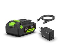 Greenworks POWERALL 24V Kit de Démarrage Batterie USB-C 4Ah + Chargeur 65W