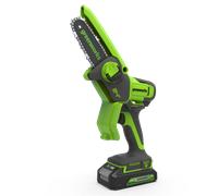 Greenworks POWERALL 24V Mini Tronçonneuse 10cm - Batterie 2Ah