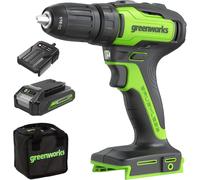 Greenworks POWERALL 24V Perceuse 35Nm - Batterie 2Ah
