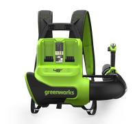 Greenworks POWERALL 48V (24V x 2) Souffleur à dos 297 km/h - Sans batterie